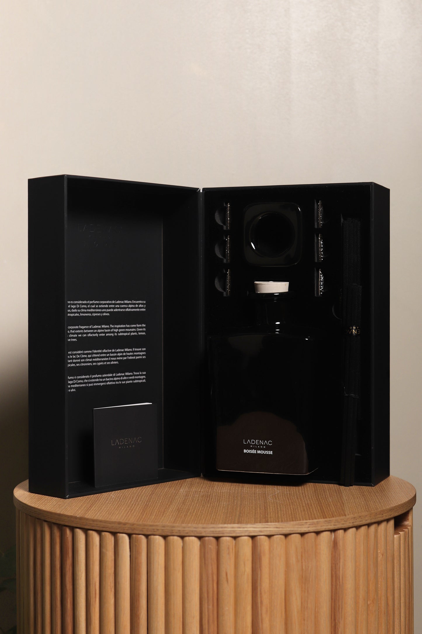 DIFUSOR MIKADO BOISSÉ MOUSSE NEGRO 1200ML