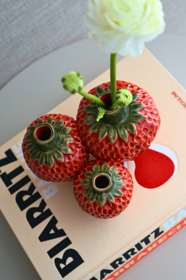 Violetero fresas