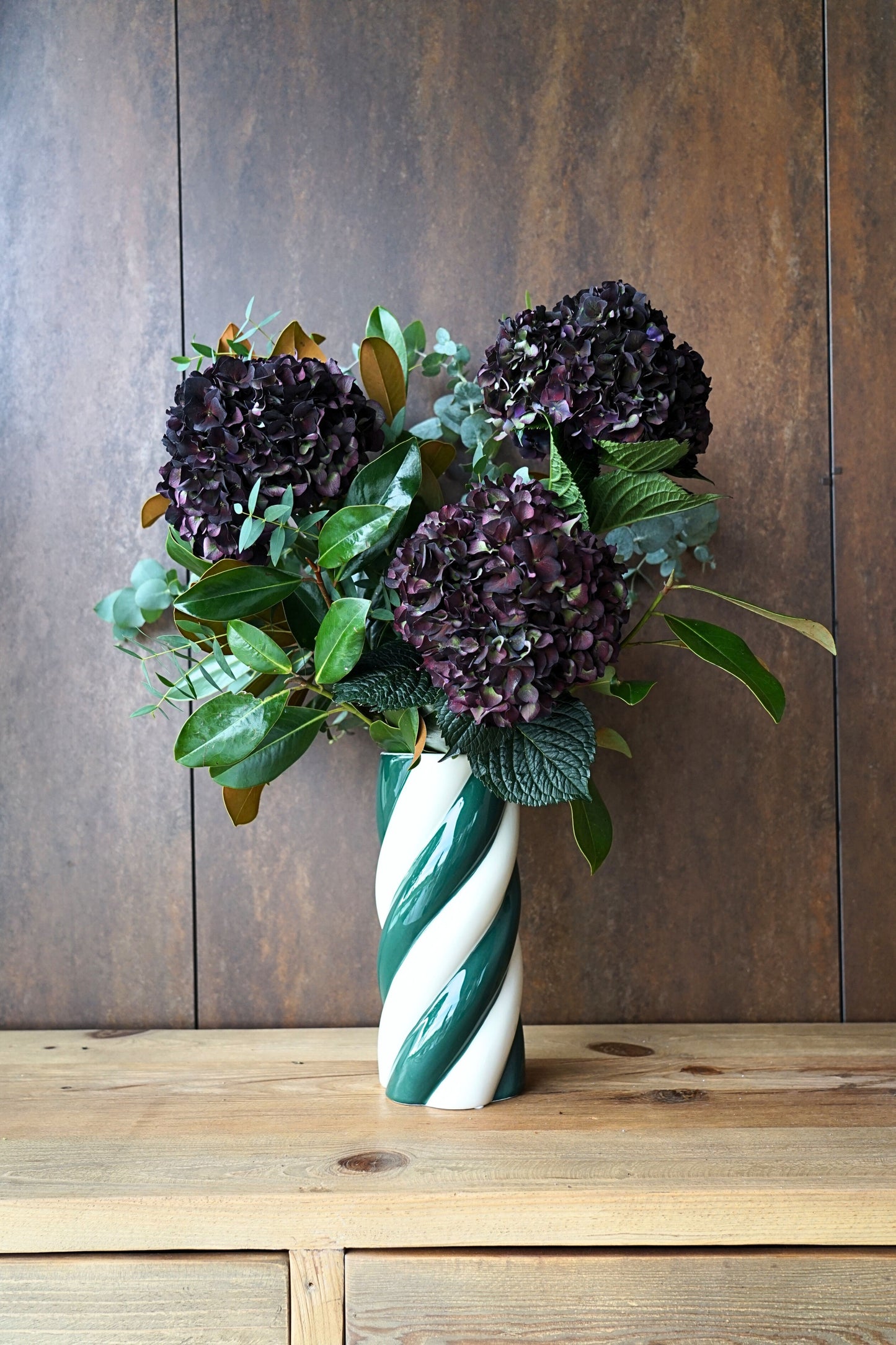 Jarrón Camila verde