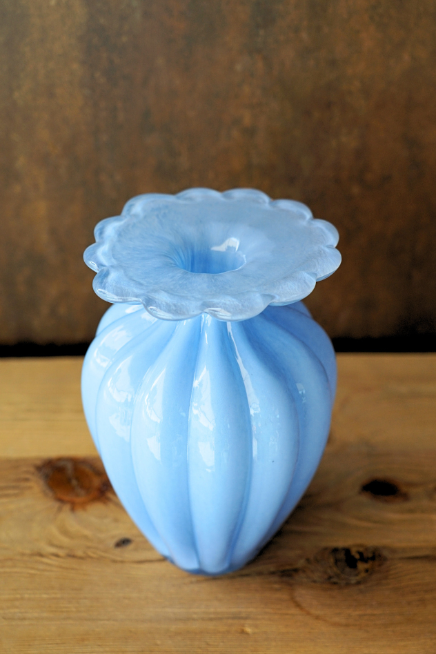 Jarrón Blossom Azul