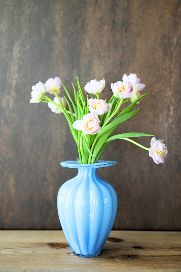 Jarrón Blossom Azul