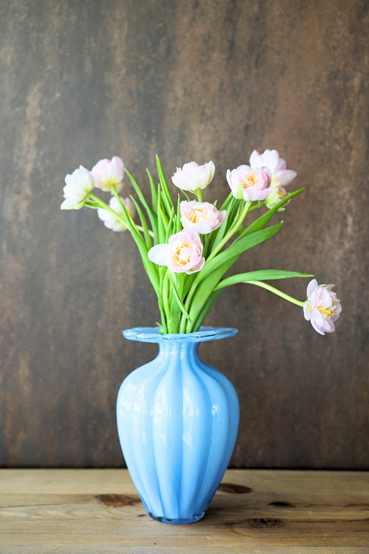 Jarrón Blossom Azul