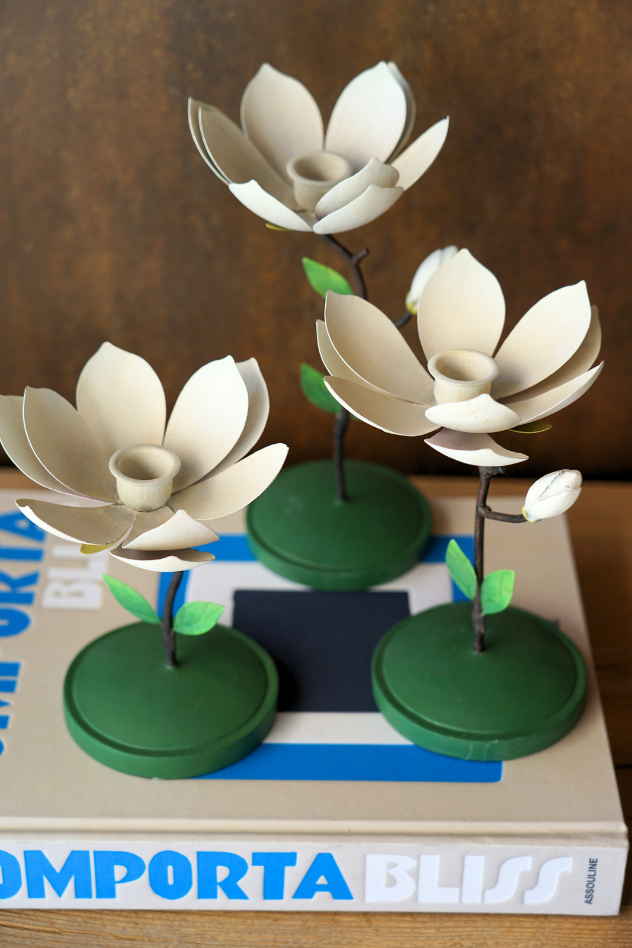 Candelabros Magnolias