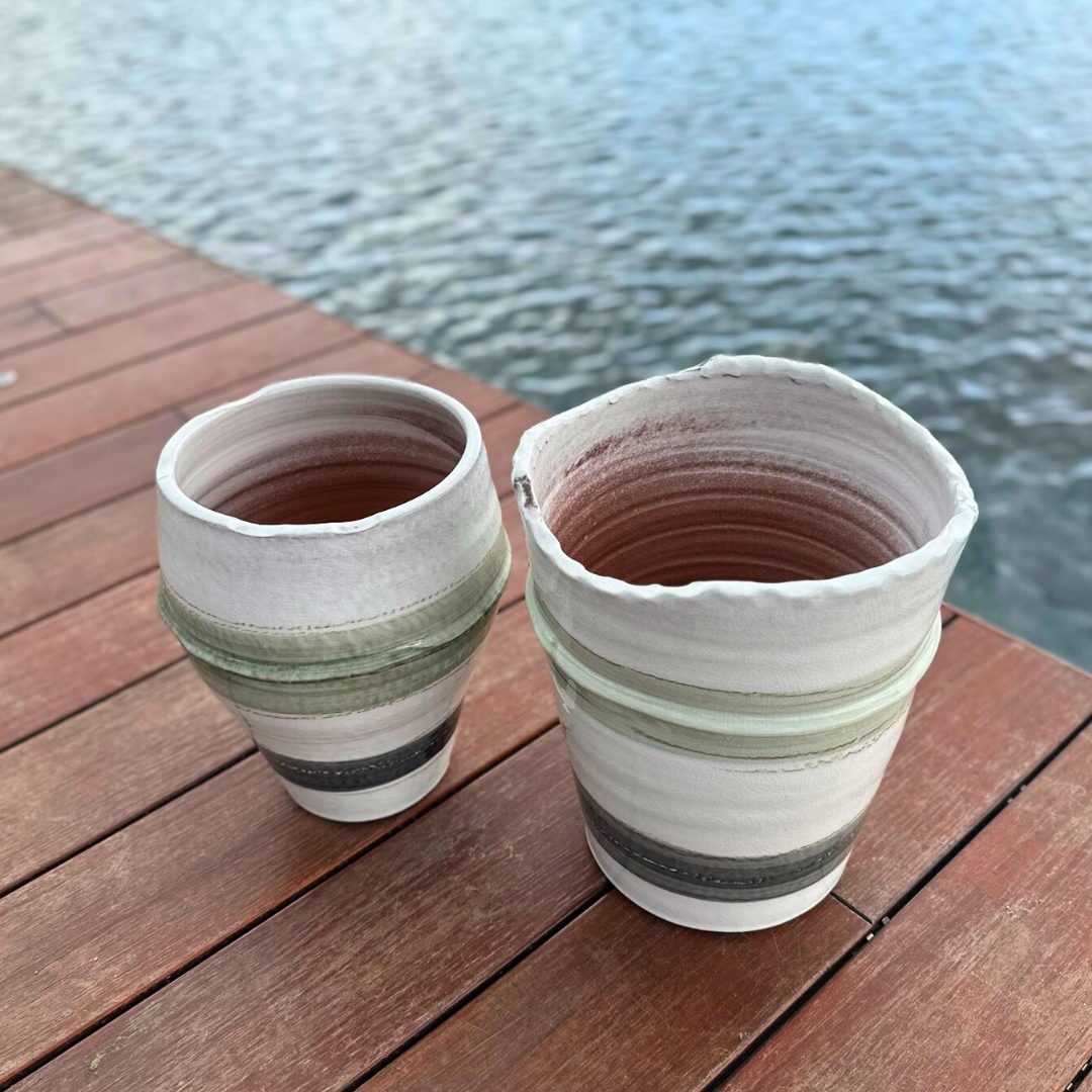 Vaso fenice fasce - bloomen atelier