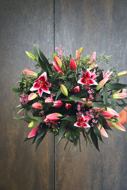 Ramo Lilium rosa